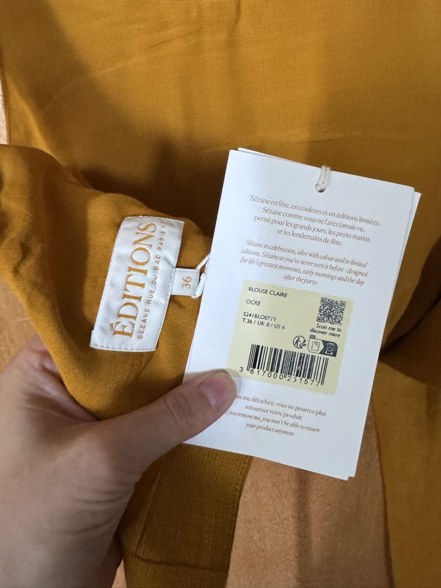 Sezane Top: Top Claire de Sézane - t36 – Nuovo e nell'imballaggio originale da Le Lignon venduto da mae_9hql 1