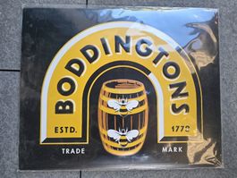 Schild Boddingtons Estd. 1779 Bier Blech ca. 50cm
