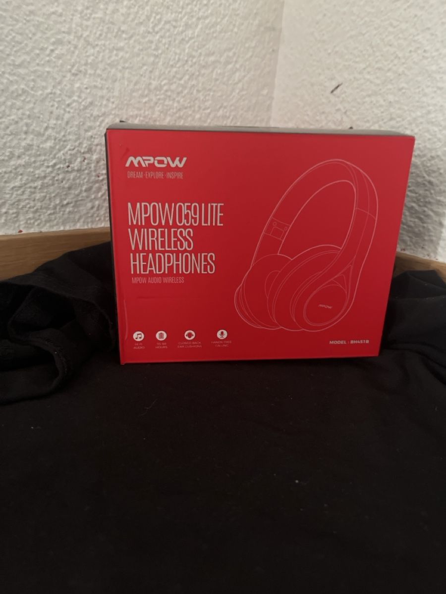 Kopfhörer: Kopfhörer Mpow 059 Lite kabellos schwarz neuwertig – Neu und originalverpackt aus Lenzburg von Spubu