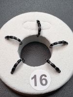 Hegene mit 5 Gamben💥16# schwarz/silber