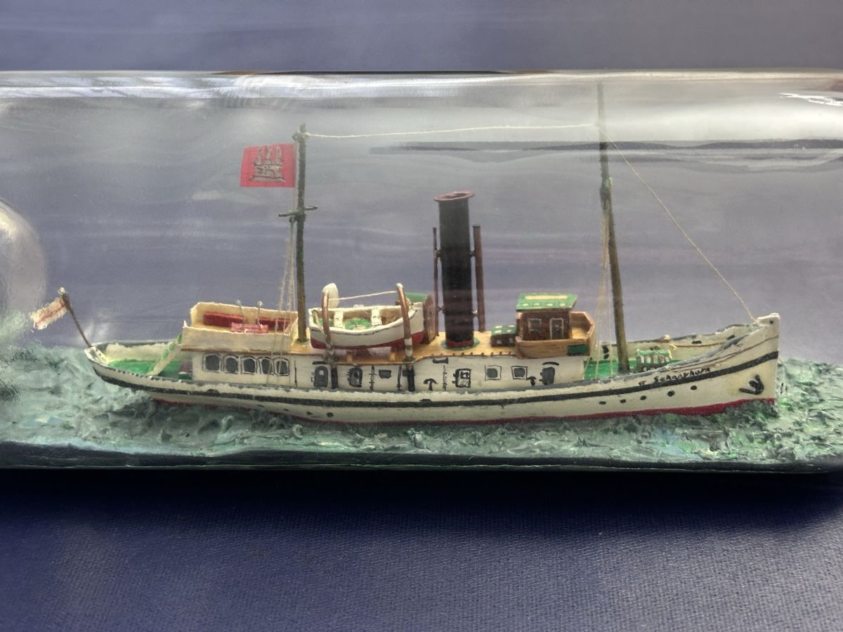 Kit di modellismo & Modellini statici: Buddelschiff Flaschenschiff Dampfschiff DS SHAARHÖRN – Usato da Steffisburg venduto da bwt56