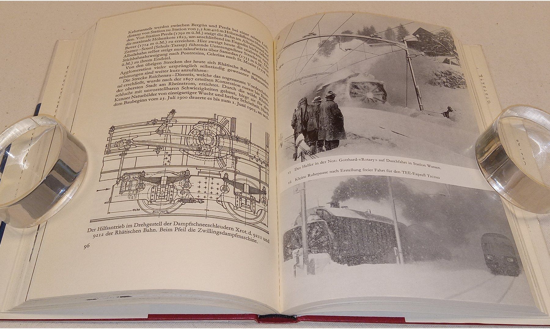 Bücher: DIE DAMPF-SCHNEESCHLEUDERN DER SCHWEIZER BAHNEN  1967 – Gebraucht aus Hätzingen von memory-lane 5