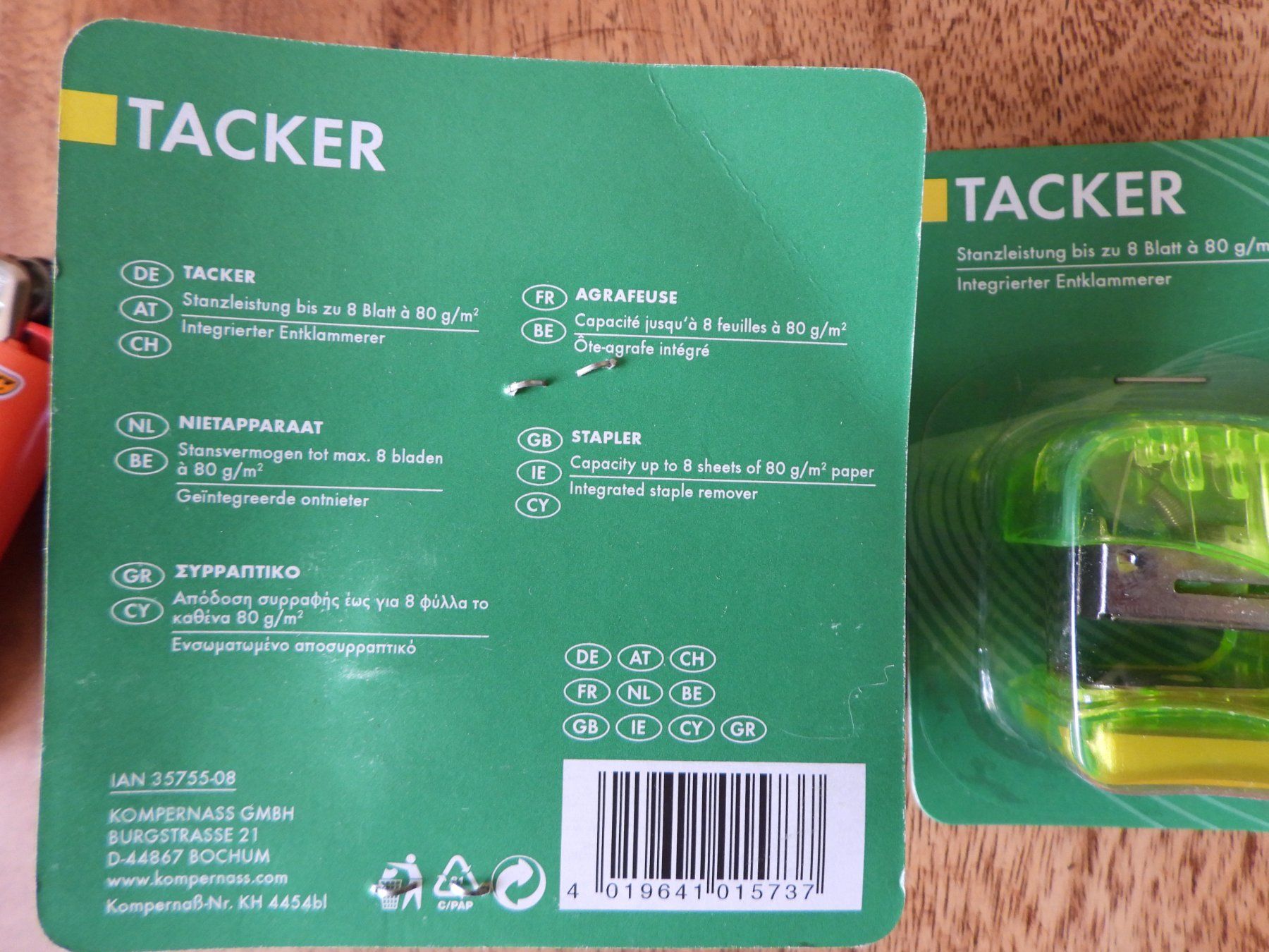 Machines à relier: Mini Tacker Kompernass 2st. – Neuf avec emballage d'origine à Tavannes par jimananas 1