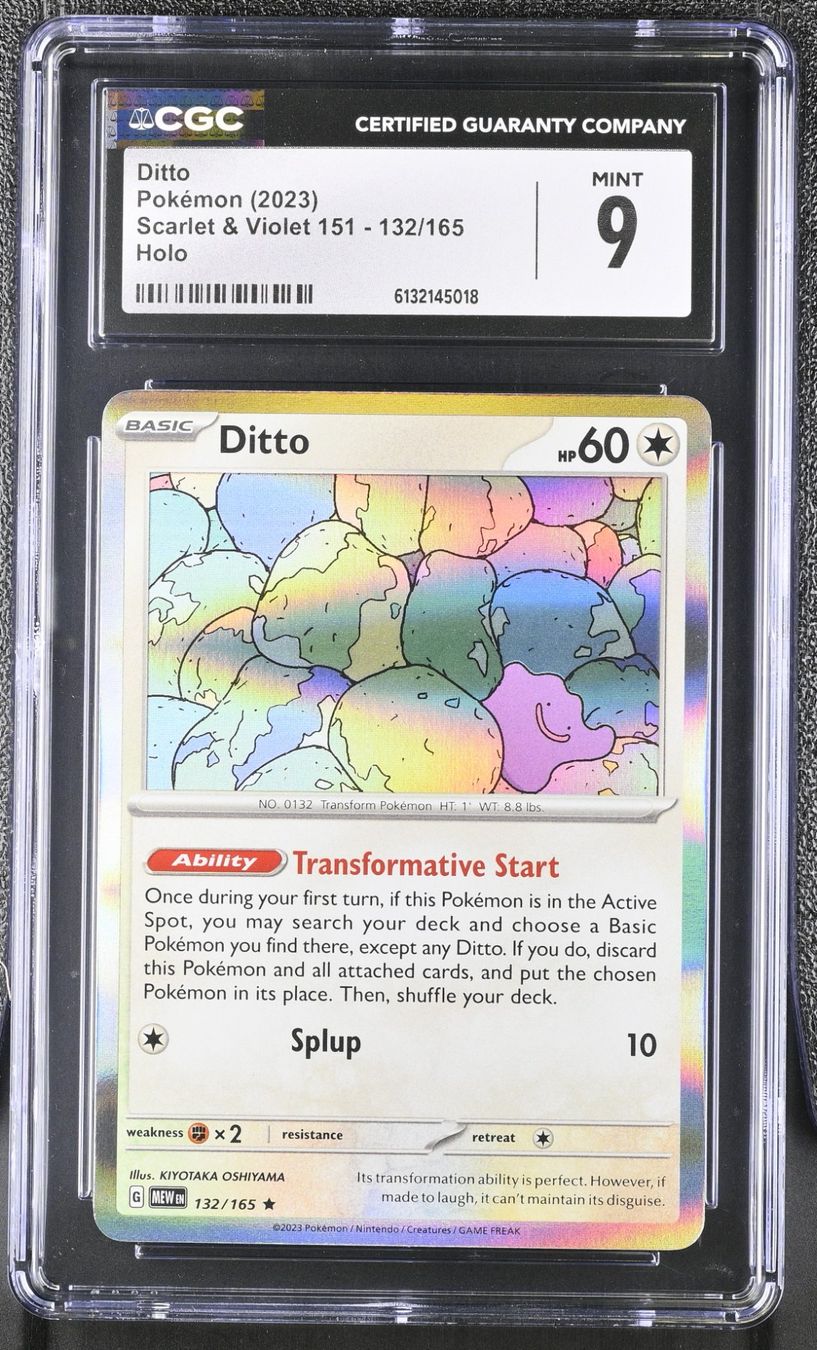 Pokémon Carte collezionabili: Ditto - Scarlet & Violet 151 - 132/165 – Nuovo (secondo la descrizione) da Buochs venduto da BitKaizer