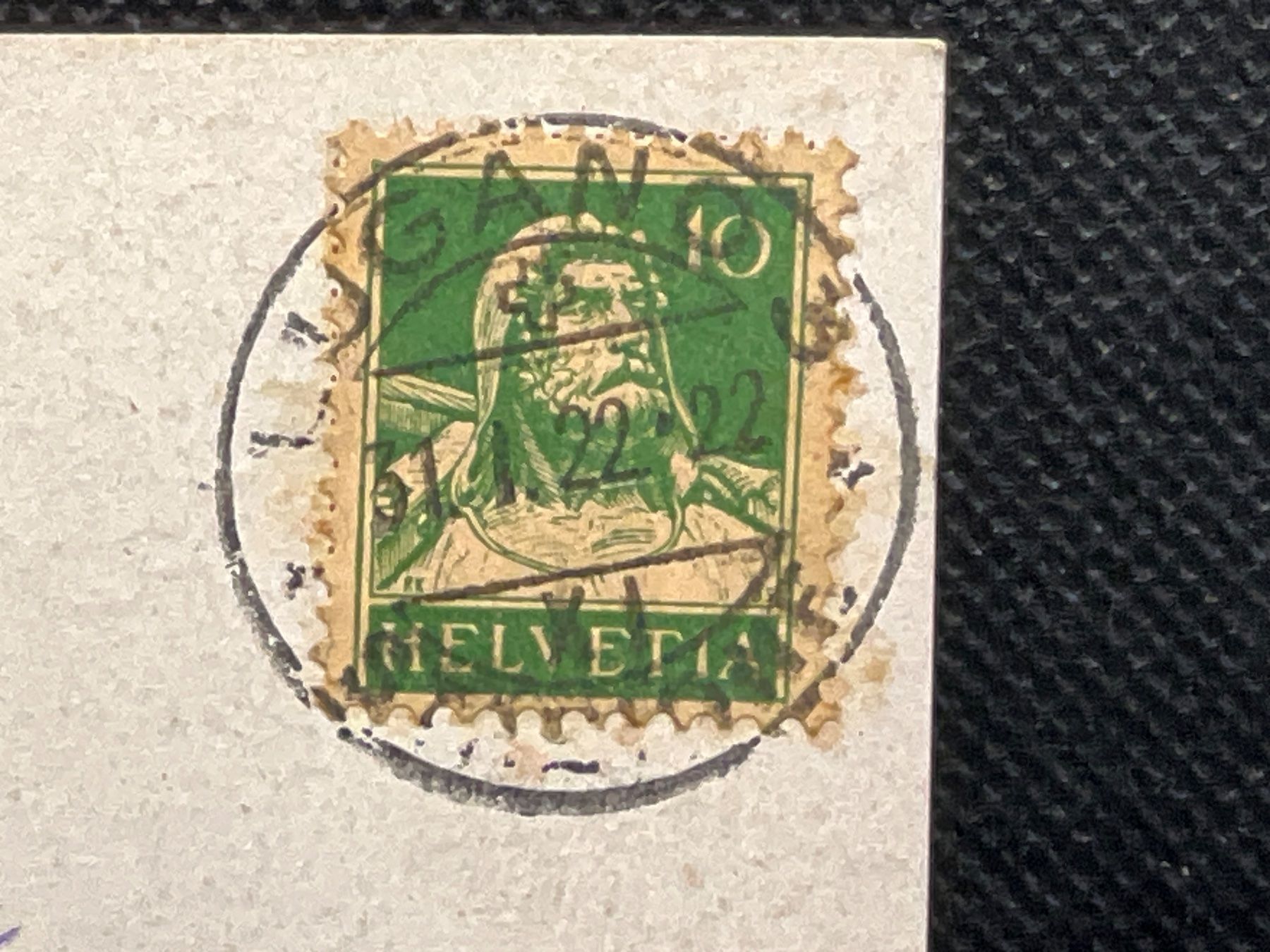 Cartoline postali: Lugano Fontana Bossi e Monte S. Salvatore – Usato da Widnau venduto da Brusi9 1