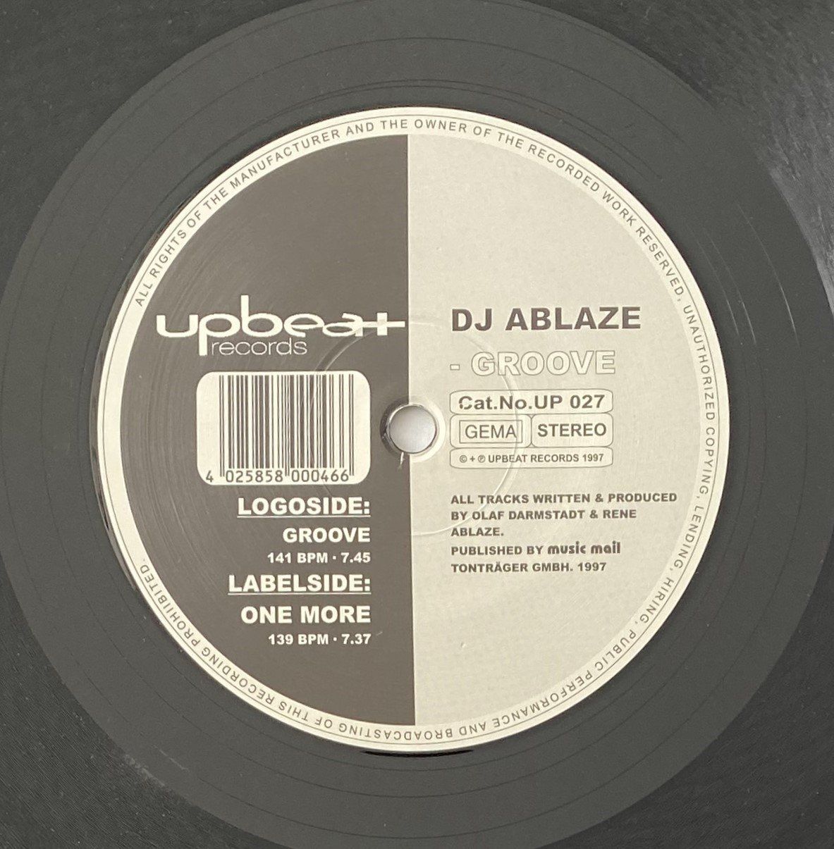Dischi in vinile: DJ Ablaze, Groove (Trance, Hard Trance) – Usato da Flums venduto da Empe1 2