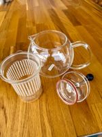 Teekanne Bodum Glas mit Sieb, gebraucht, sehr guter Zustand
