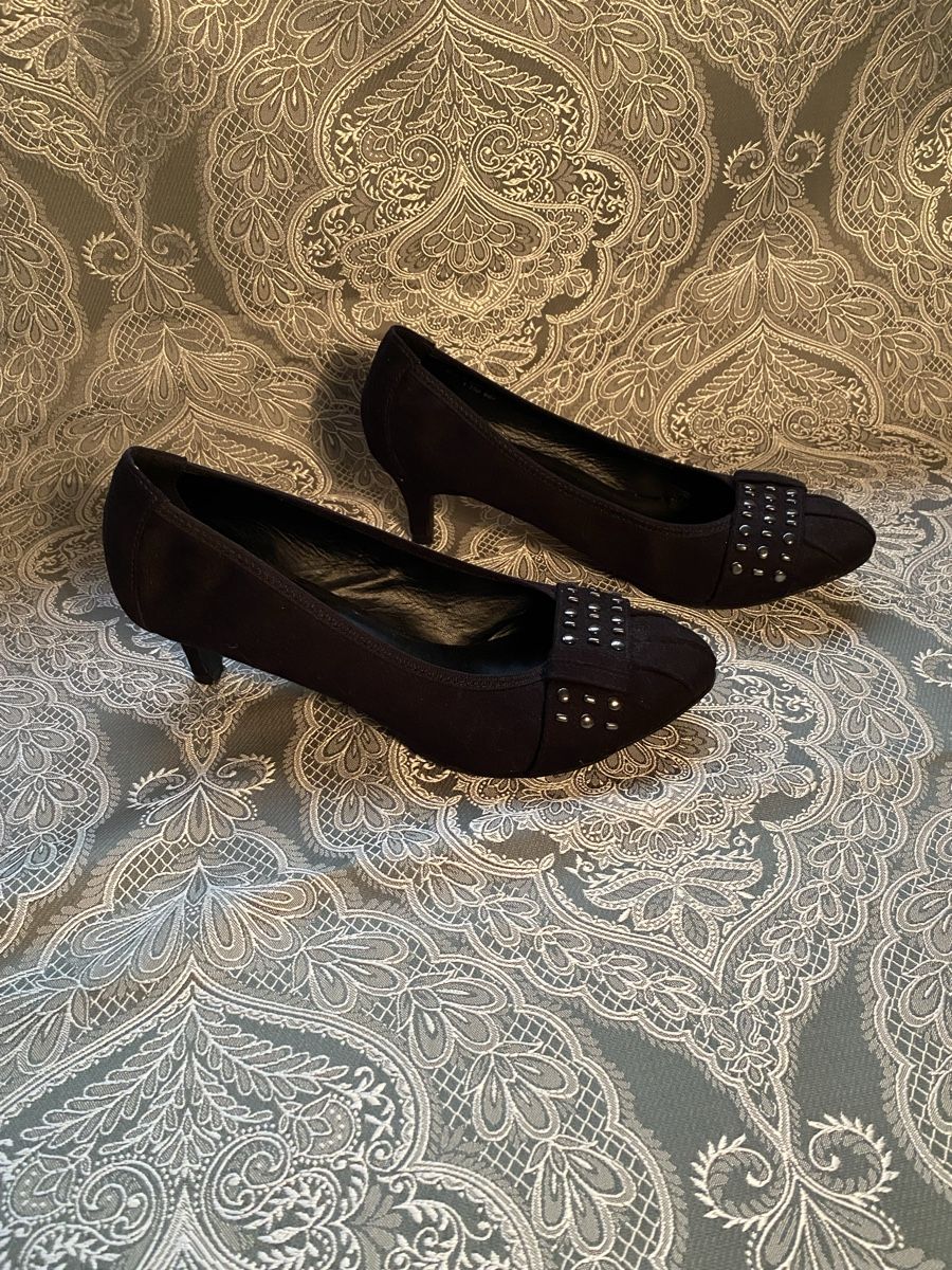 Damenschuhe: Kitten Heels, Marke: Ariane, Grösse 39, schwarz – Gebraucht aus Siebnen von brocki.bebie 1