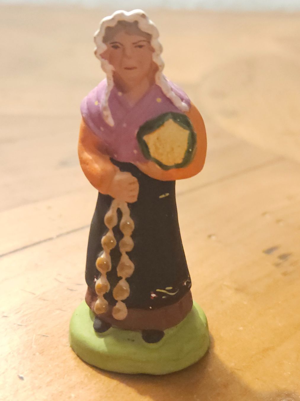 Statuette: santon Carbonel vintage Mme Choux – Usato da Thônex venduto da lacomtessedesfees