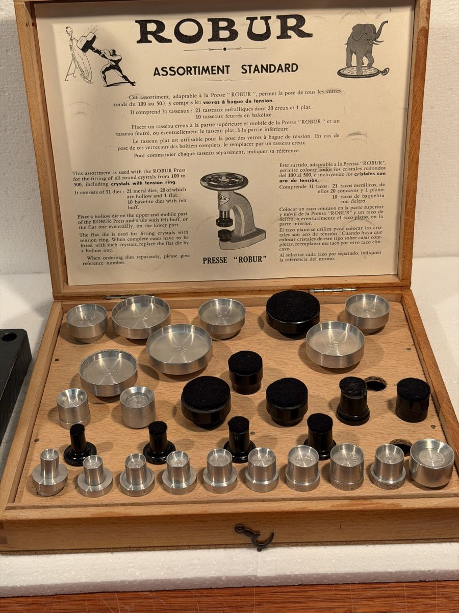 Tutti gli attrezzi: ROBUR Assortiment Standard Press Parts Set – Usato da Lausanne venduto da artnouveau04 9