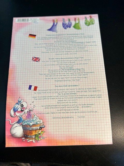 Blocs de correspondance: Diddl Abrakaiddldabra Block A4, Nummer 126 – Neuf avec emballage d'origine à Kloten par Monkell 1
