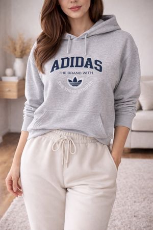 SWEAT À CAPUCHE ADIDAS GRIS