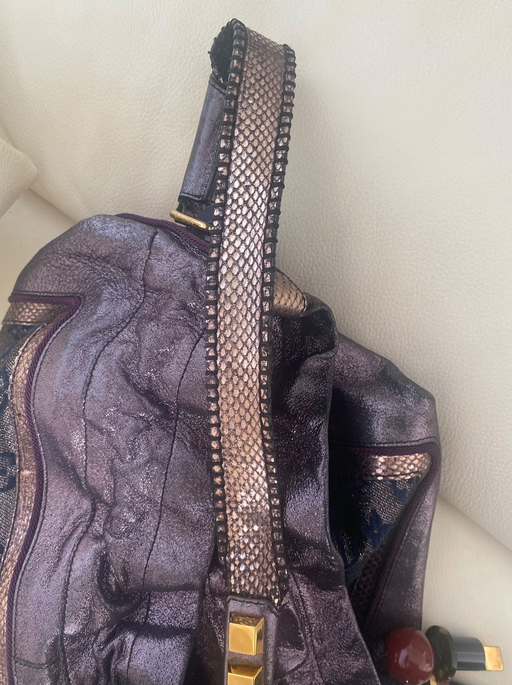 Louis Vuitton Sacs femmes: LOUIS VUITTON Printemps Vintage Python Leder Tasche – Neuf (Voir description) à Winkel par ferrari2022 7