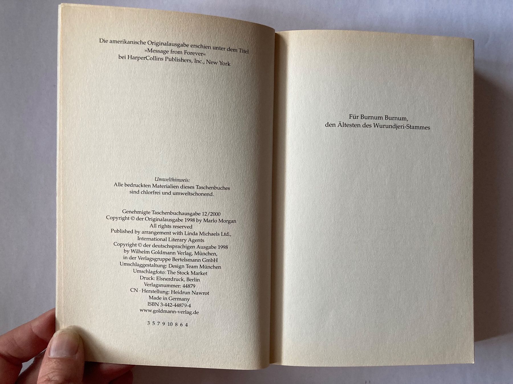 Bücher: Marlo Morgan - Traumreisende – Gebraucht aus Bubendorf von Alpenheidi 3
