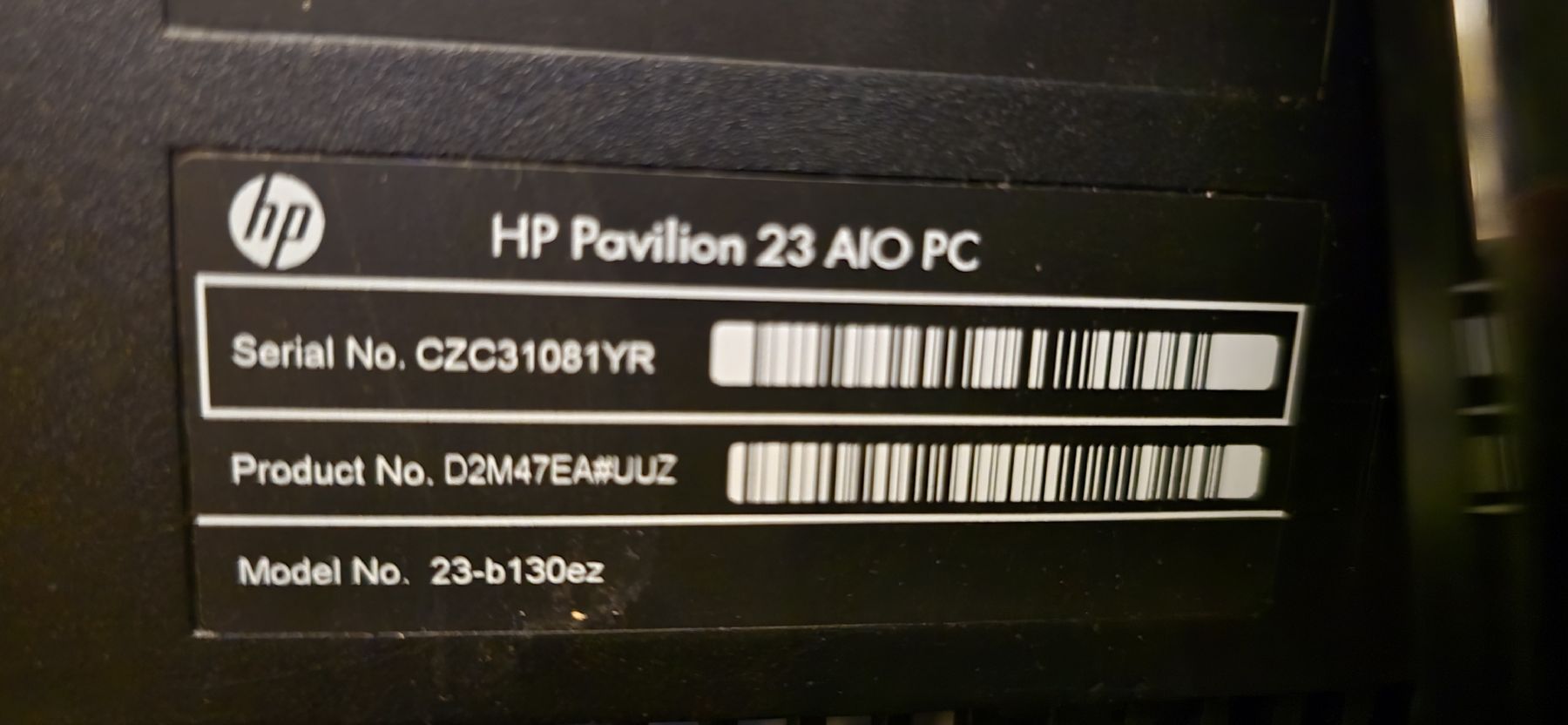Hewlett Packard PCs: HP Pavillon 23, Windows 10 home – Gebraucht aus Oberhof von LordoftheGlen 1