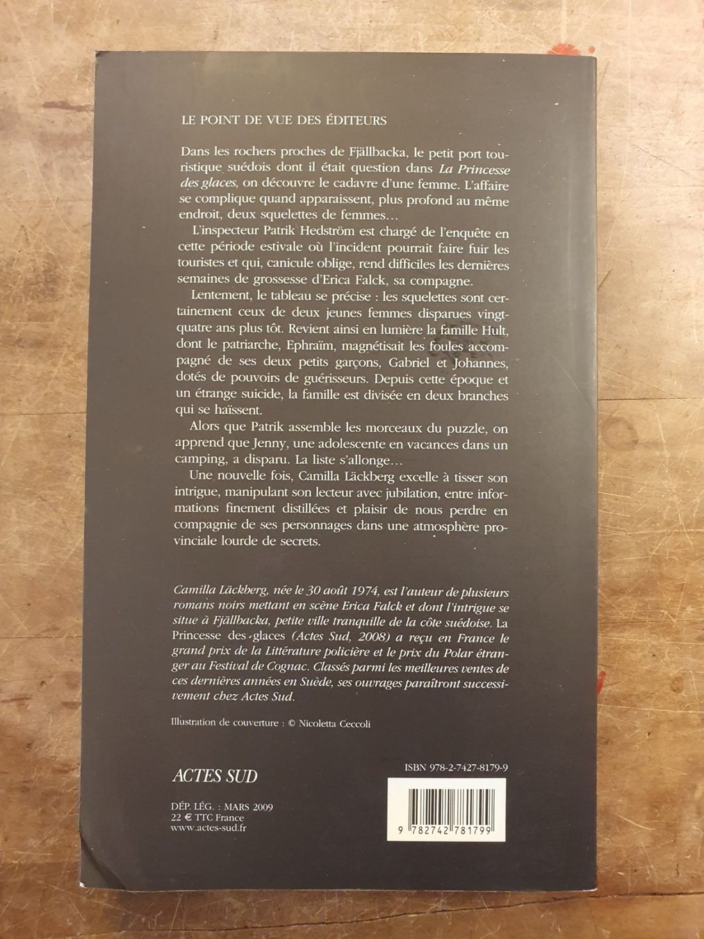 Libri: Le Prédicateur - Camilla Läckeberg - Actes – Usato da Zürich venduto da loosebone 6