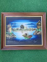 Vintage Bild „Stadt - Ansicht“