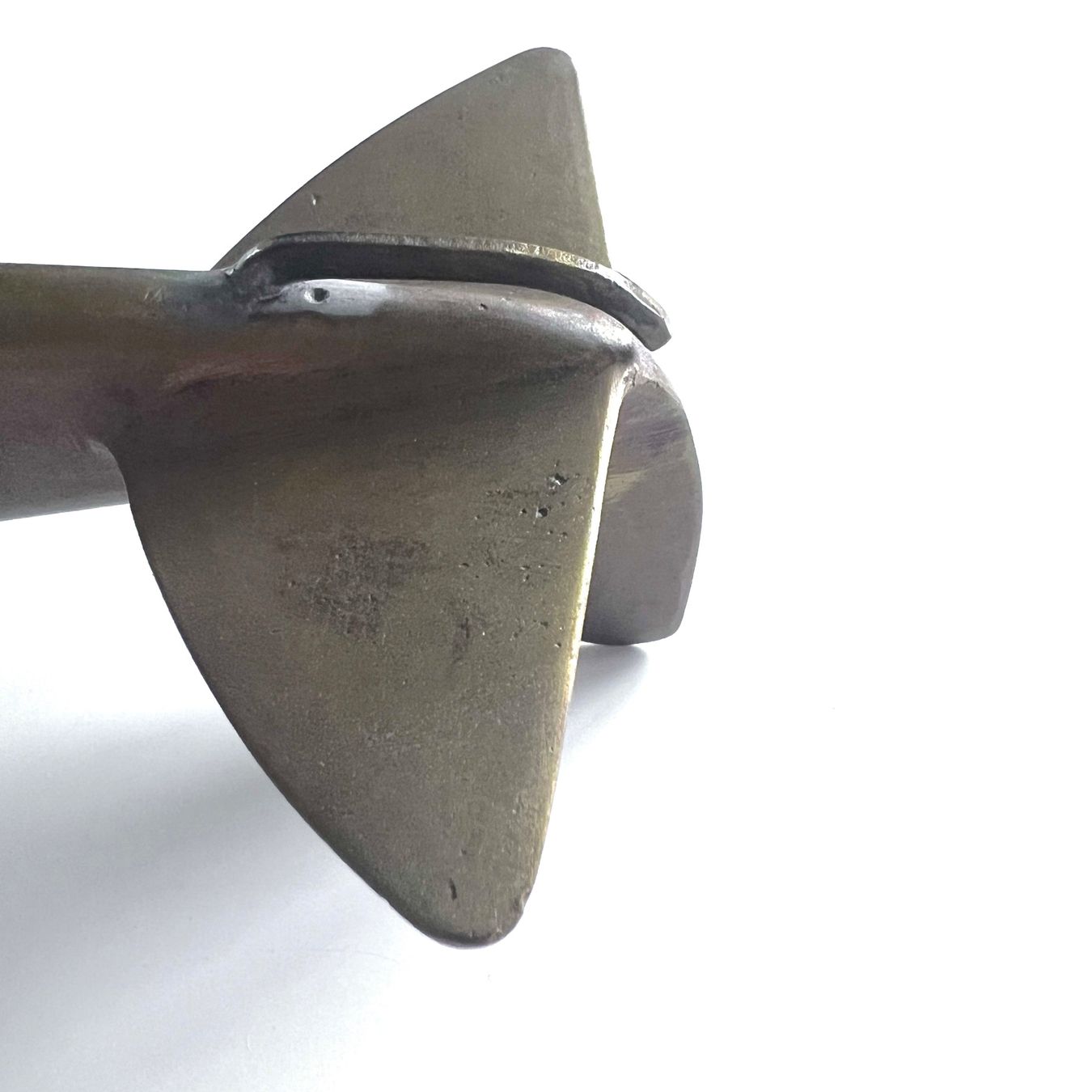 Modellbausätze & Standmodelle: MASSIVER MESSINGFLIEGER / PROPELLERFLUGZEUG, ALT UND SCHWER – Gebraucht aus zuerich von Zenzone 8
