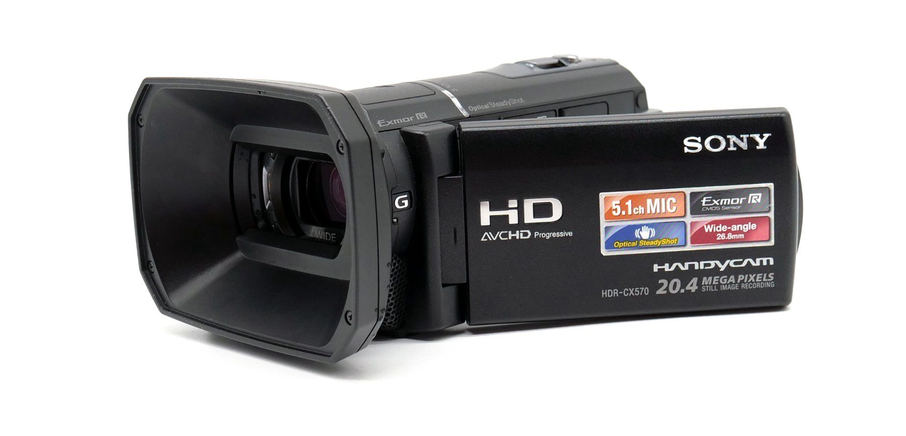 Sony HDR-CX570 FULL HD Camcorder, 20.4 MP, EXMOR R CMOS (Gebraucht) in ...