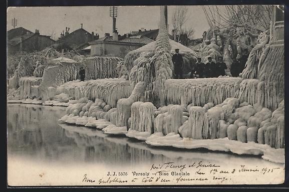 Cartes postales: AK Versoix, Bise Glaciale, 1905 – D'occasion à Berlin par bartko-reher