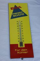 ESA FROSTSCHUTZ EMAILSCHILD MIT THERMOMETER 58 X 20 CM