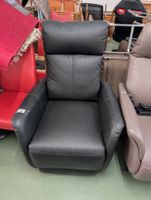 Hamilton Aufstehsessel/Relaxsessel elektrisch, Leder schwarz