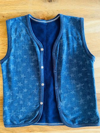 Buben-Weste/Gilet, 110/116cm, Baumwolle