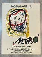 Plakat Joan Miro Hommage à Miro Blanco Editart Genf