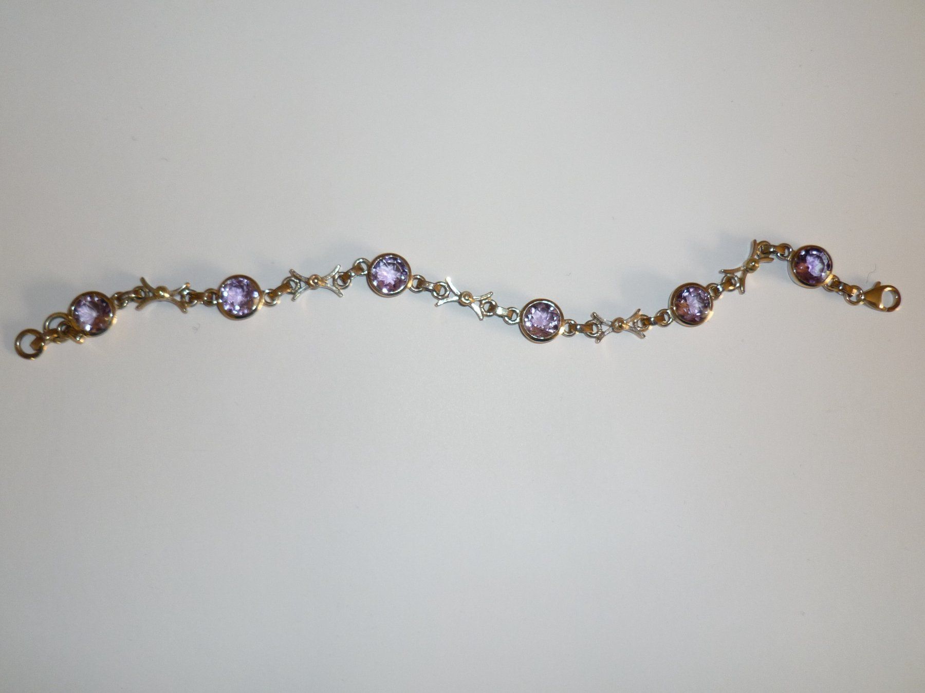 Bracciali & Braccialetti: Silber (925) Armband mit Amethyst – Usato da Zürich venduto da mauxpumm 3