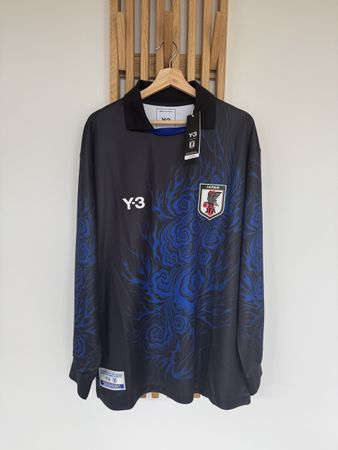 Y-3 Yohji Yamamoto JFA LS Tee, Grösse L, Neu mit Etikett