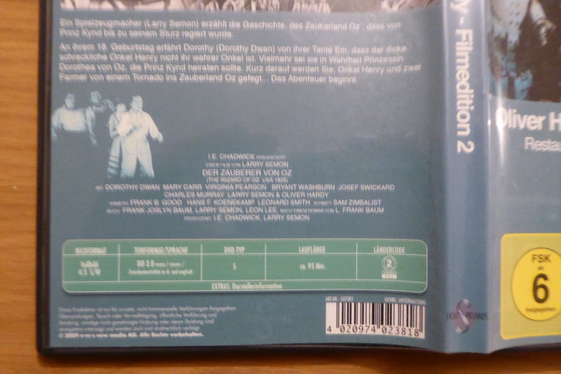 Tutti i DVDs: DVD Oliver Hardy Der Zauberer von Oz – Usato da Allschwil venduto da Summelsarium 2