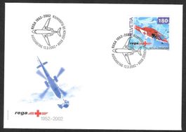 FDC 1040 50 Jahre Rega ET Zürich 12.3.2002