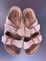 Birkenstock Arizona Veloursleder Grösse 36 – Taupe / Braun