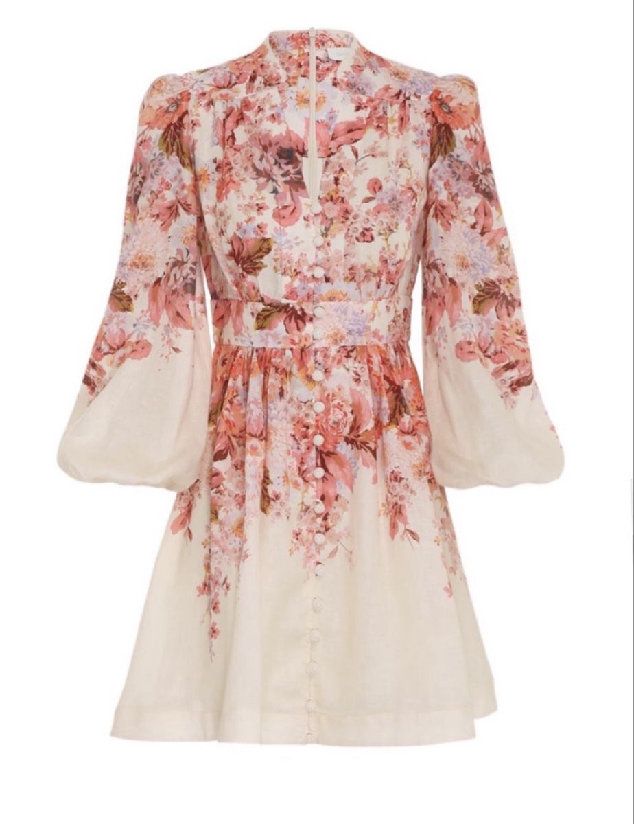 Zimmermann Kleider: Zimmermann Floral Linen Dress – Gebraucht aus St.Josefen von lop_lh8d