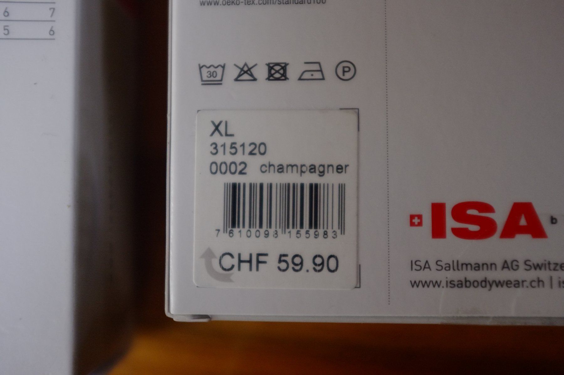 Unterwäsche: ISA bodywear – Neu und originalverpackt aus Ennenda von HOLMEX 4