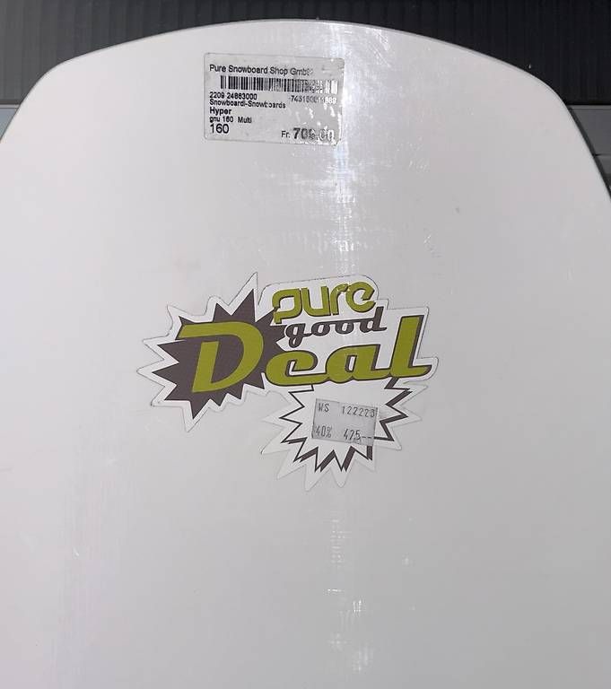 Board: Gnu Hyper 160cm Snowboard  – Nuovo e nell'imballaggio originale da Gstaad venduto da Pure_Snowboarding 1
