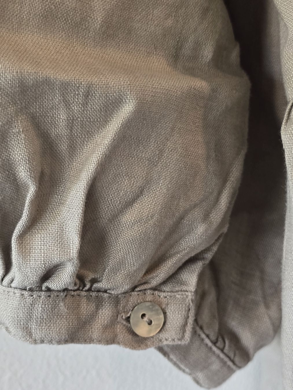 Kleider: Feinleinen-Maxikleid, Grösse: 42, beige – Neu (gemäss Beschreibung) aus St. Gallen von charly92 3