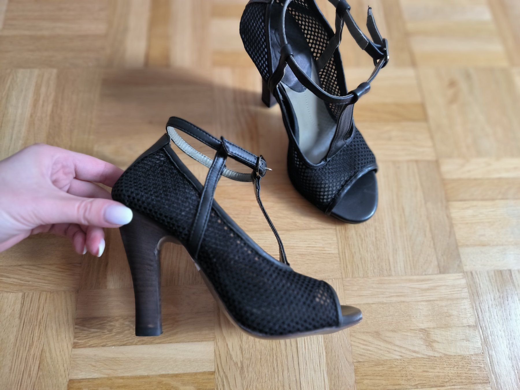 Scarpe da donna: IXOS Mesh High Heels - 39.5 - Schwarz – Nuovo (secondo la descrizione) da Thalwil venduto da VitaMini 1