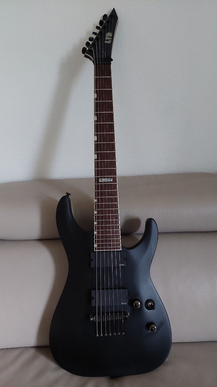 Esp Strumenti musicali: 7-Saiter ESP-LTD, MH 417 – Nuovo (secondo la descrizione) da Richterswil venduto da Bamarai