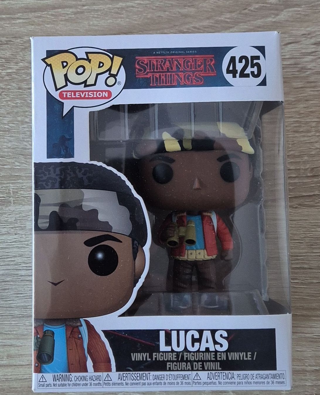 Funko Statuette: Funko Pop Stranger Things: Lucas Sinclair - N°425, Neuf – Nuovo e nell'imballaggio originale da La Chaux-de-Fonds venduto da joa_5yfy