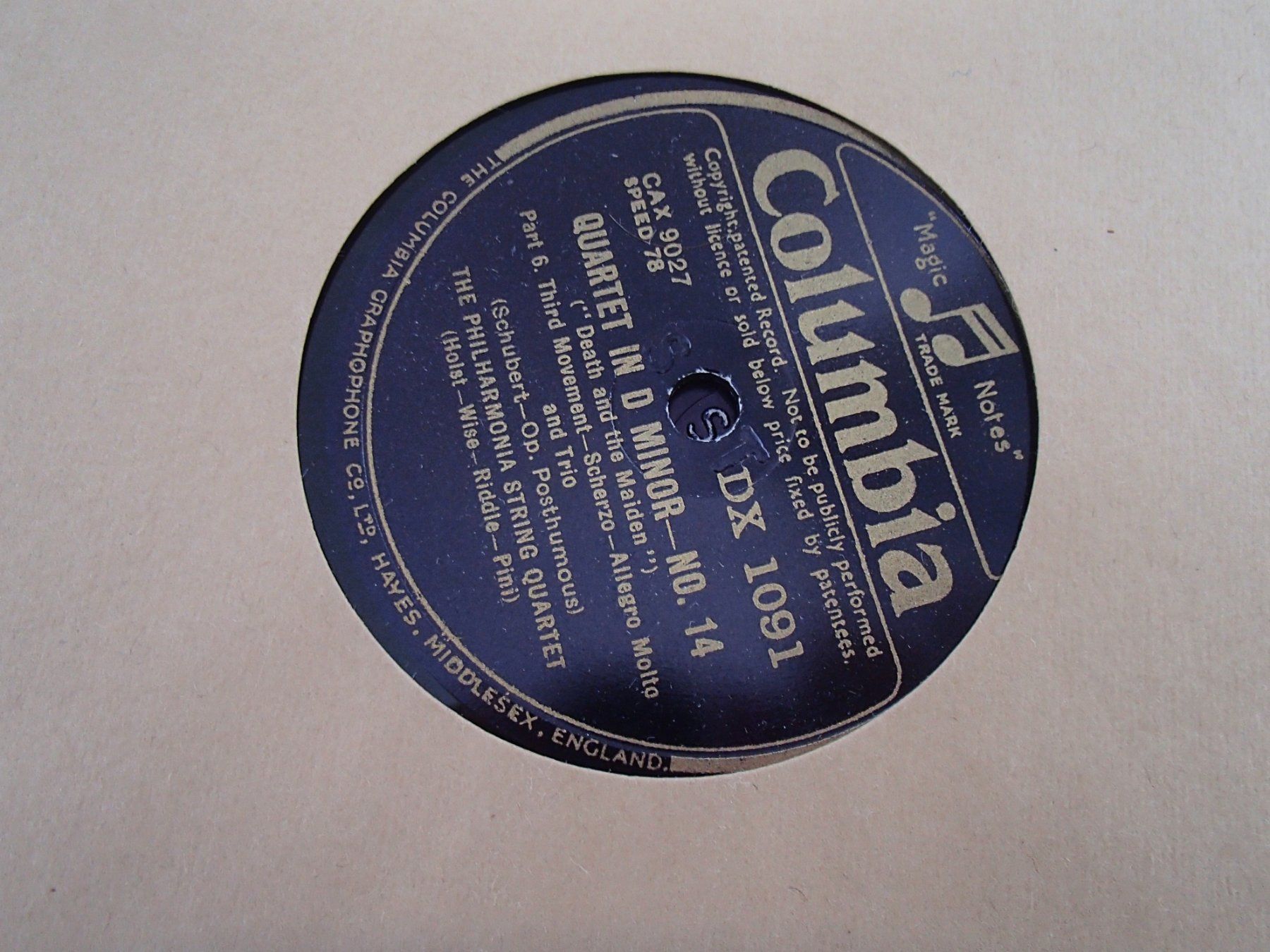 Vinyles: Album mit 4 Schellack Schallplatten "Columbia" – D'occasion à Schöfflisdorf par pullux 5