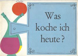 Was koche ich heute Knorr ca. 1960