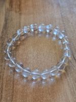 Armband aus natürlichen Bergquarz-Perlen 8 mm