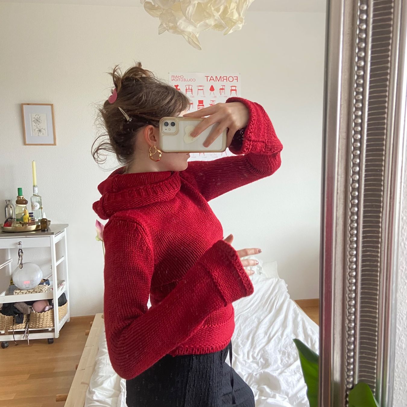 Maglioni & Felpe: Strickpullover mit Kragen rot Damen gebraucht Zustand – Usato da Spiegel b. Bern venduto da pre1ovedthreads 2