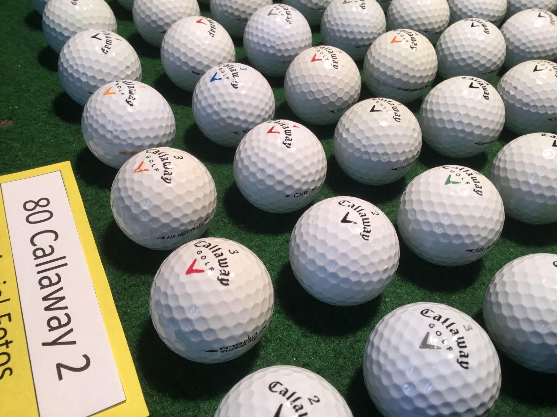 Callaway Palloni: 80 Golfbälle Callaway (schön) – Usato da Bergdietikon venduto da shimano4 2