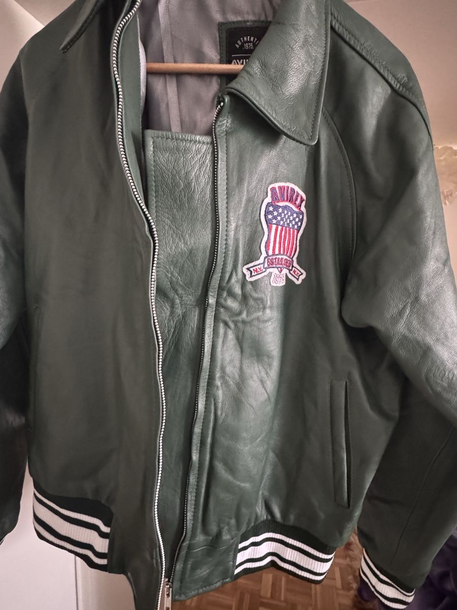 Avirex Vestes: AVIREX GREEN LEATHER FLIGHT JACKET – Neuf (Voir description) à Kloten par cet_xz7x 5