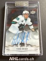 Timo Meier NHL Clear Cut Auto Card