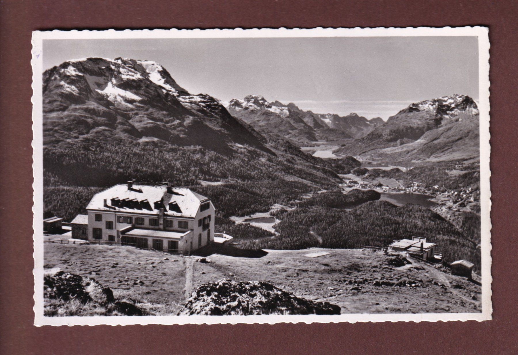 Ansichtskarten: MUOTTAS MURAIGL - 1954 – Gebraucht aus Pully von nicecards-shop