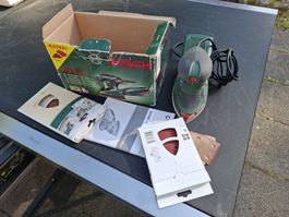 Bosch PSM 160 A – ponceuse multifonction + boîtes 
