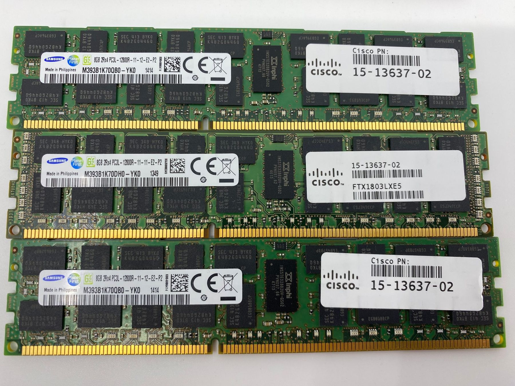Samsung Memoria / RAM: 8GB 2Rx4 PC3L 12800R Memory – Usato da Langwiesen venduto da Restposten-24 2
